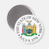 New Yorker Zeichen Magnet (Vorderseite/Rückseite)
