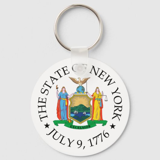 New Yorker Zeichen Schlüsselanhänger (Vorderseite)