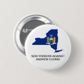 NEW YORKERS GEGEN ANDREW CUOMO GOVERNOR BUTTON (Vorne & Hinten)