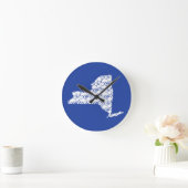 New- Yorkfahrrad Runde Wanduhr (Zuhause)