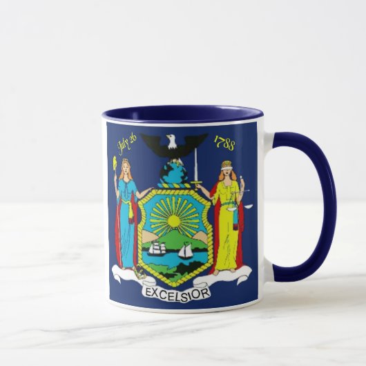 New- Yorkflaggen-Tasse Tasse (Rechts)