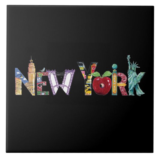New- Yorkfliese Fliese (Vorderseite)