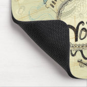 New- Yorkgekritzel-Plakat Mousepad (Ecke)