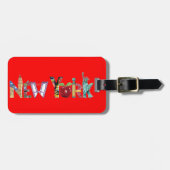 New- YorkGepäckanhänger Gepäckanhänger (Vorderseite horizontal)