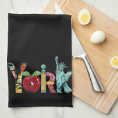 New- YorkGeschirrtuch Geschirrtuch (Viertel Falte)