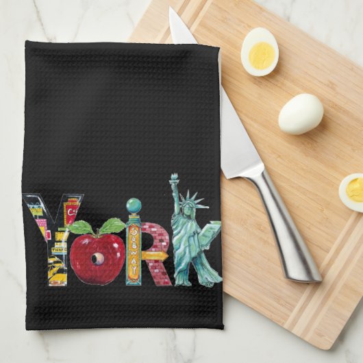 New- YorkGeschirrtuch Geschirrtuch (Viertel Falte)
