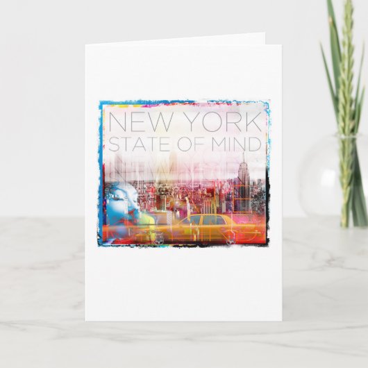 New- Yorkgruß-Karte Karte (Vorderseite)
