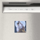 New YorkHowling Wolf Magnet (In Situ (Geschirrspüler))