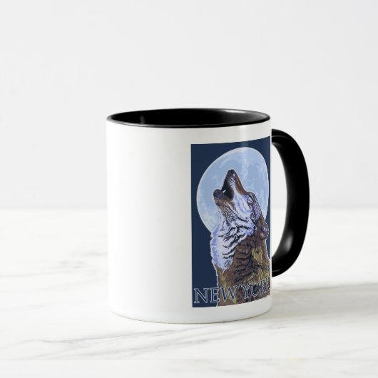 New YorkHowling Wolf Tasse (VorderseiteRechts)