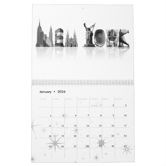 New- Yorkkalender Kalender (Jan 2026)