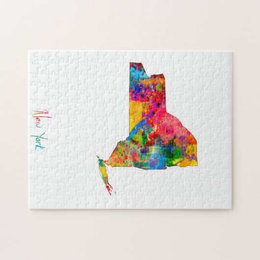 New- Yorkkarte Puzzle (Horizontal)