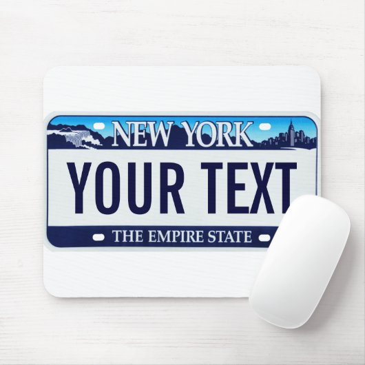 New- YorkKfz-Kennzeichen mousepad (Mit Mouse)