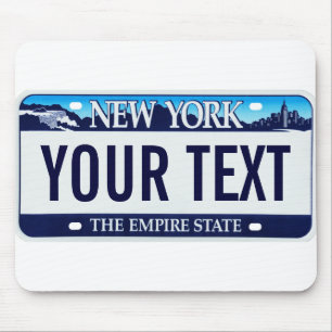 New- YorkKfz-Kennzeichen mousepad