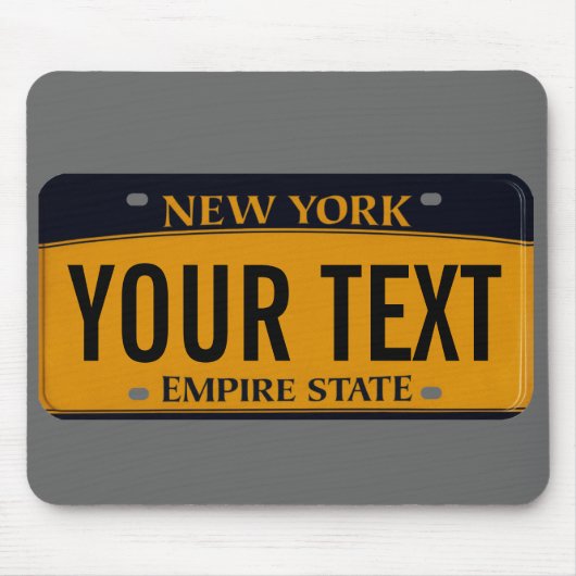New- YorkKfz-KennzeichenMausunterlage Mousepad (Vorne)