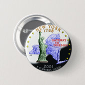 New- Yorkknopf Button (Vorne & Hinten)