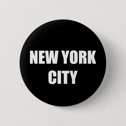 New- Yorkknopf Button (Vorderseite)