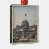 New Yorkkristallpalast Silbernes Ornament (Rechts)