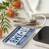 New- Yorklizenz-Platten-Schlüsselanhänger Schlüsselanhänger (Vorderseite rechts)