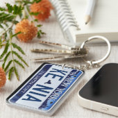 New- Yorklizenz-Platten-Schlüsselanhänger Schlüsselanhänger (Vorderseite rechts)