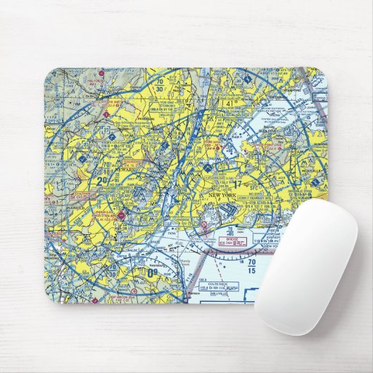 New- Yorkluftraum Mousepad (Mit Mouse)