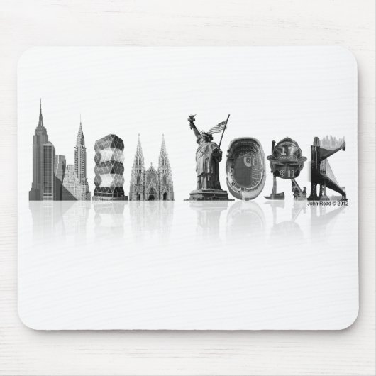 New- Yorkmäusematte Mousepad (Vorne)