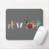 New- YorkMausunterlage Mousepad (Mit Mouse)