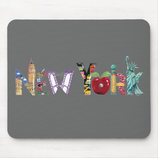 New- YorkMausunterlage Mousepad (Vorne)