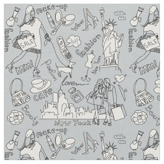 New- Yorkmode Stoff (Nahaufnahme)