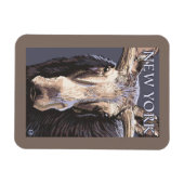 New YorkMoose Up Nah Magnet (Horizontal)