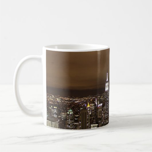 New- YorknachtSkyline Kaffeetasse (Links)