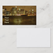 New- YorknachtVisitenkarte Visitenkarte (Vorne/Hinten)