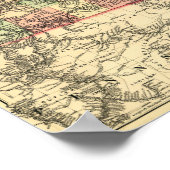 New YorkPanoramic MapNew York Poster (Ecke)