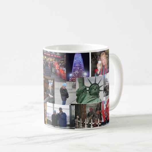 New- Yorkplätze Kaffeetasse (VorderseiteRechts)