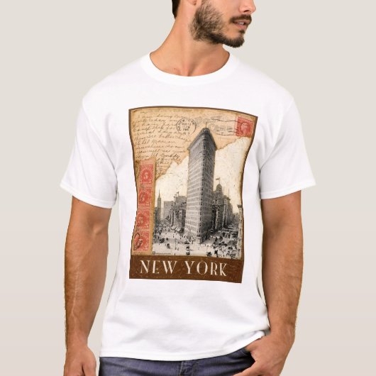 New- Yorkpoststempel T-Shirt (Vorderseite)