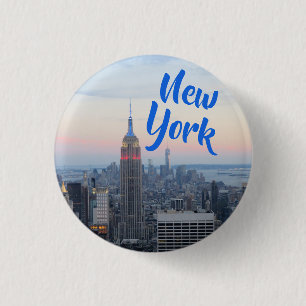 New- Yorkreich-Staats-Gebäude-Knopf Button