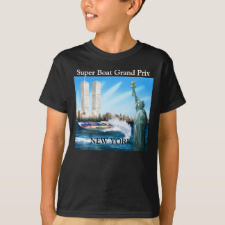 New- Yorkrennen scherzt Schwarz-T-Shirt T-Shirt