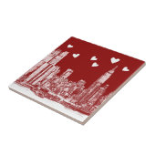 New- Yorkrotherzen Fliese (Seite)