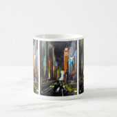 New Yorks elektrische Mitternachtsmalerei - Alfred Kaffeetasse (Mittel)