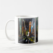 New Yorks elektrische Mitternachtsmalerei - Alfred Kaffeetasse (Links)