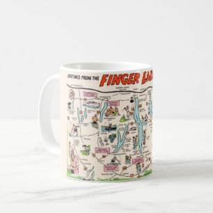 New Yorks Finger Lakes Kaffeetasse