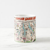 New Yorks Finger Lakes Kaffeetasse (Mittel)