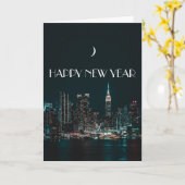 New Yorks Silvestergruss Karte (Gelbe Blume)