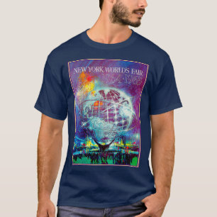 NEW YORKS WORLD FAIR Vintag 1964 Print T-Shirt