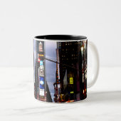 New- Yorkschalen-Times- Squarenew- yorknachtTasse Zweifarbige Tasse (VorderseiteRechts)