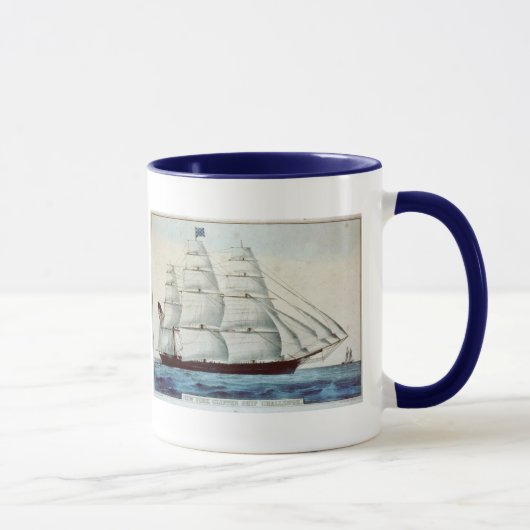 New- Yorkschererschiff - Keramik-Tasse Tasse (Rechts)