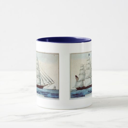 New- Yorkschererschiff - Keramik-Tasse Tasse (Zentrum)