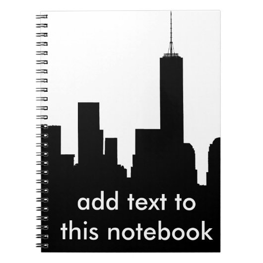 New- YorkSilhouette Notizblock (Vorderseite)