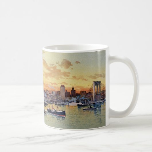 NEW- YORKSkyline 1896 Kaffeetasse (Rechts)