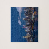New- YorkSkyline am Nachtpuzzlespiel Puzzle (Vertikal)