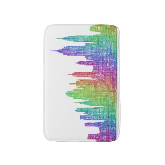 New- YorkSkyline Badematte (Vorderseite Vertikal)
